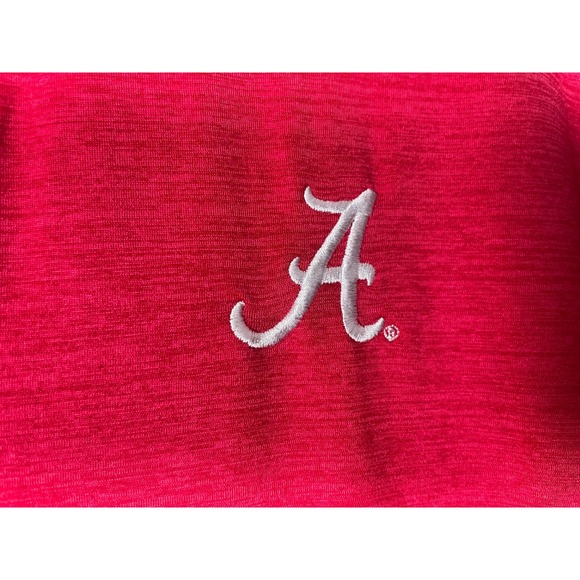 Tommy Bahama Alabama Crimson Tide IslandZone Red Quarter Zip Pullover Mens Large - Picture 4 of 8